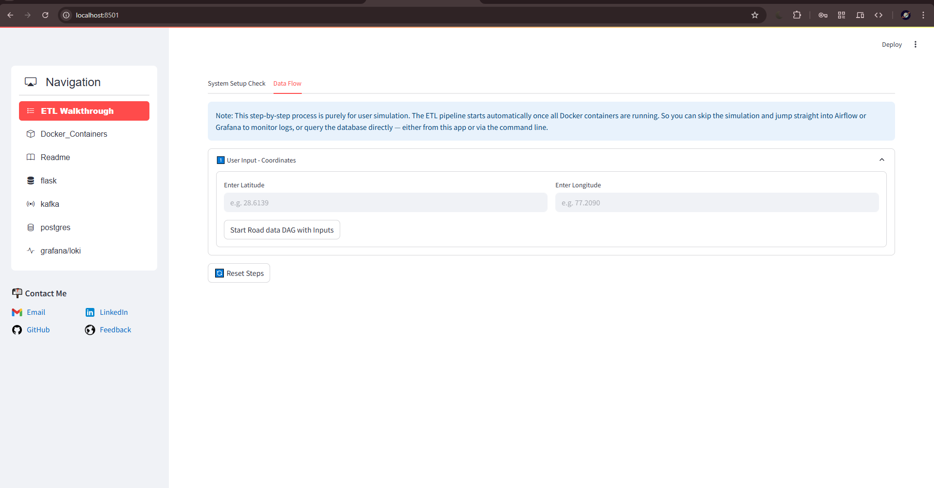 Data Flow Simulation
